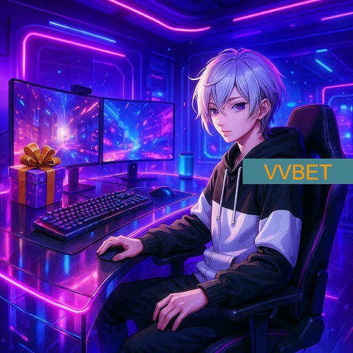 Imagem promocional da VVBET mostrando a plataforma e suas vantagens