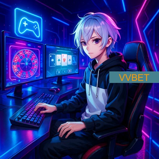 Imagem promocional da VVBET mostrando a plataforma e suas vantagens