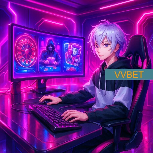 Imagem promocional da VVBET mostrando a plataforma e suas vantagens